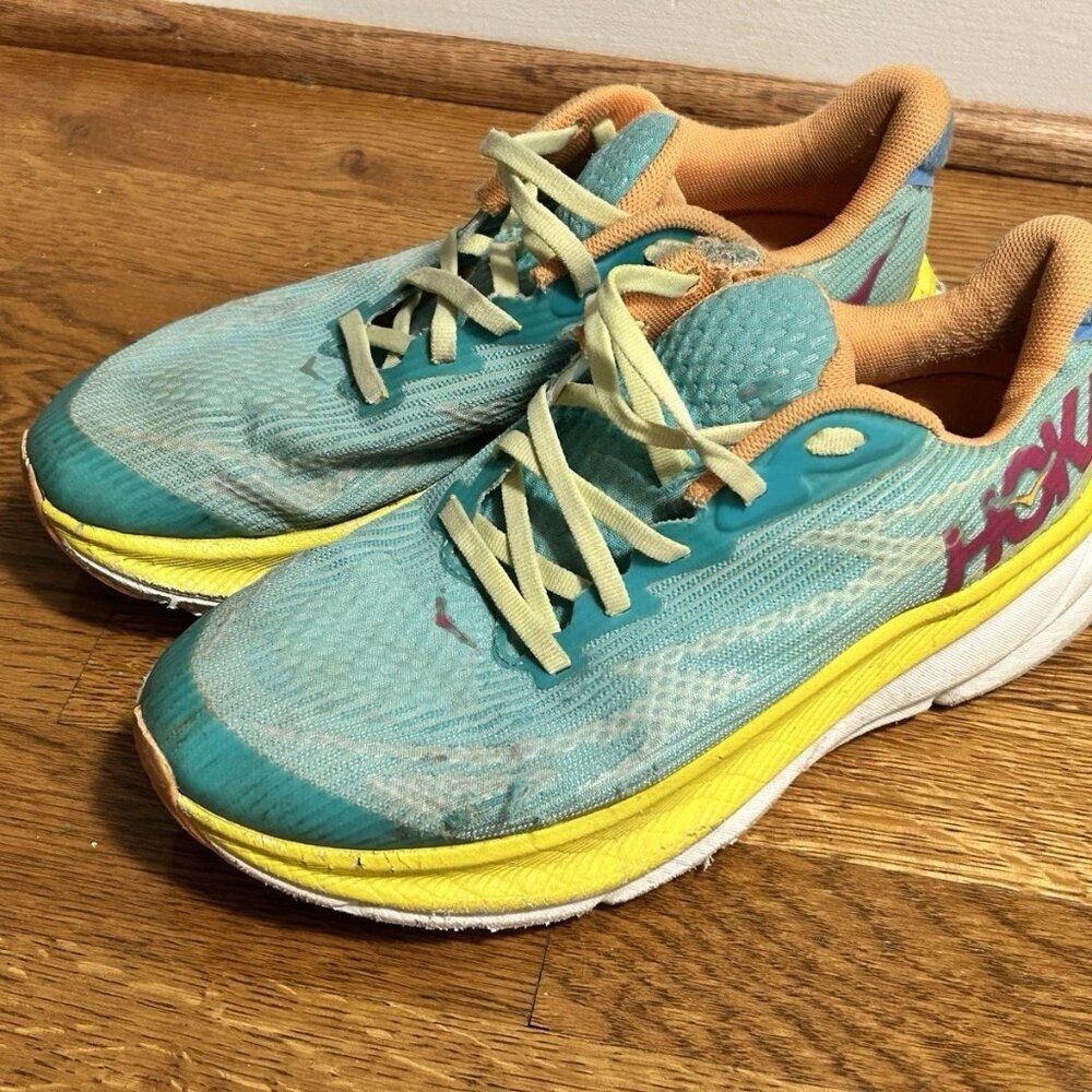 Hoka One Clifton 9 Youth Kids 5MD/ Womens 6.5M Running Shoes Sneakers